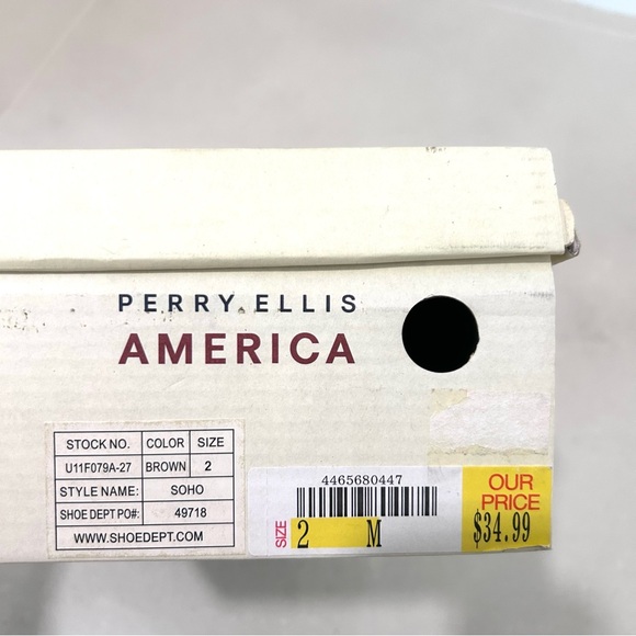 Perry Ellis America Soho Brown Boat shoes - Picture 4 of 10